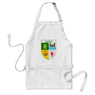 McNeil Coat of Arms/Family Crest Standaard Schort