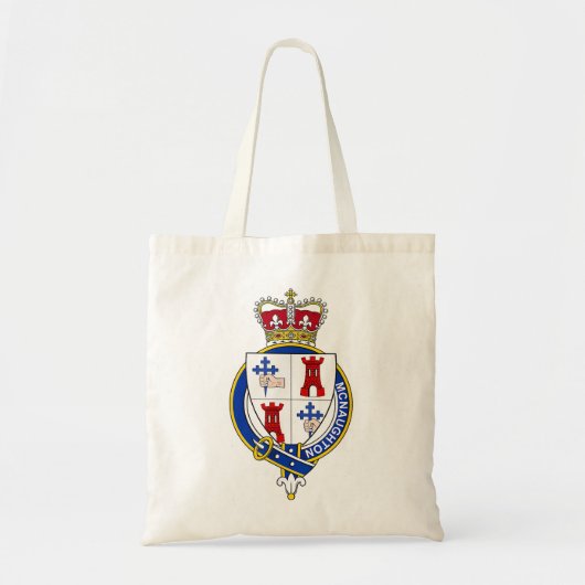 McNeil Coat van Arms Family Crest Tote Bag (Voorkant)