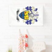 McPherson Family Crest Coat of Arms Spandoek (Insitu)