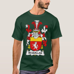 McQuillan Coat of Arms Family Crest T-shirt