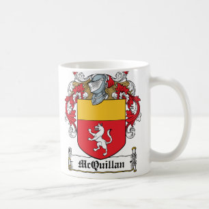 McQuillan Family Crest Koffiemok