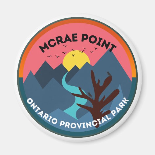 Mcrae Point Ontario Provincial Park Magnet (Devant)