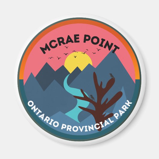 Mcrae Point Ontario Provincial Park Magnet Magneet (Voorkant)
