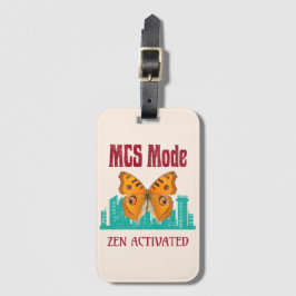 MCS-modus voor bewustzijn van meervoudige chemisch Bagagelabel