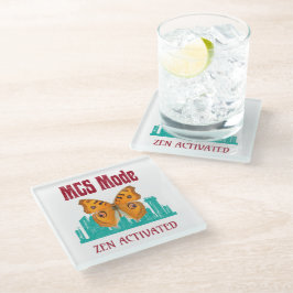 MCS-modus voor bewustzijn van meervoudige chemisch Glazen Onderzetter