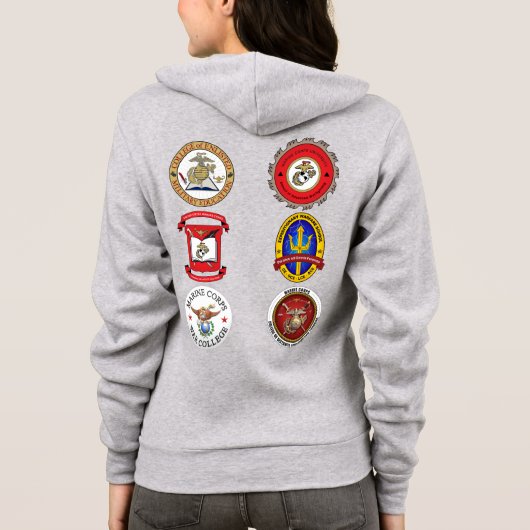 MCU Zip Up Hoodie - Dames (Achterkant)