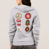 MCU Zip Up Hoodie - Dames Verver 2 (Achterkant)