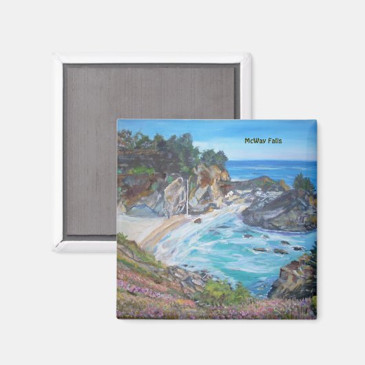 McWay Falls, Big Sur - Magnet (Recto/Verso)