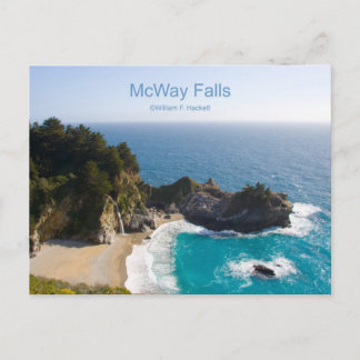 McWay Herfsten Big Sur California Producten Briefkaart