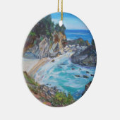 McWay Herfsten, Big Sur - Circle Ornament (Rechts)