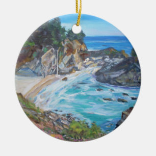 McWay Herfsten, Big Sur - Circle Ornament