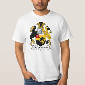 McWherter Family Crest Coat of Arms T-shirt