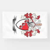 McWilliams Family Crest Coat of Arms Spandoek (Horizontaal)