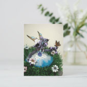 MD Alina Butterfly Dragon Briefkaart (Staand voorkant)