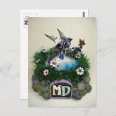 MD Alina Butterfly Dragon Briefkaart (Voorkant / Achterkant)