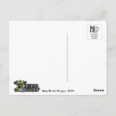 MD Baby Blokken Dragon Briefkaart (Achterkant)