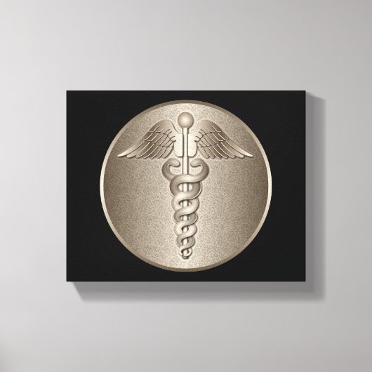 MD Caduceus Canvas Afdruk (Voorkant)