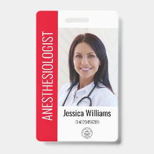 MD Dokter Ziekenhuis Medisch Personeel Foto ID Badge