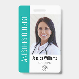 MD Dokter Ziekenhuis Medisch Werknemer Foto ID Badge