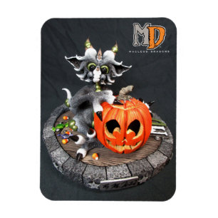 MD Halloween Dragon 3" x 4" Fotomagneet Magneet