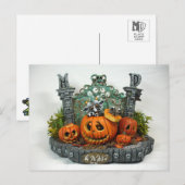 MD Halloween Dragon Postcard Briefkaart (Voorkant / Achterkant)