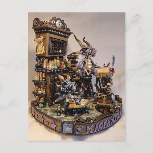 MD Merlin Dragons Briefkaart (Voorkant)