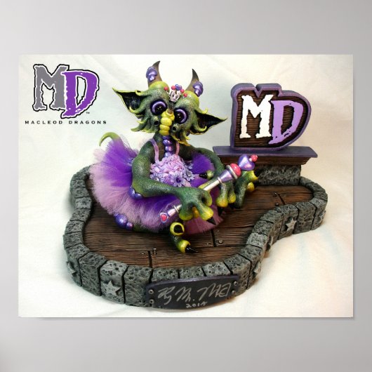 MD Princess Dragon 11 x14-inch mini-Poster Poster (Voorkant)