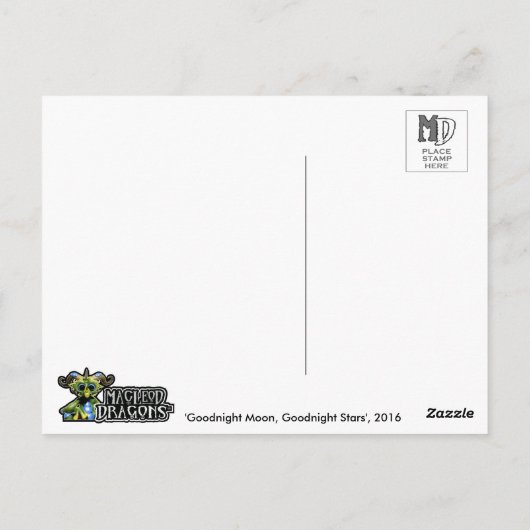 MD Storytime Dragons Briefkaart (Achterkant)