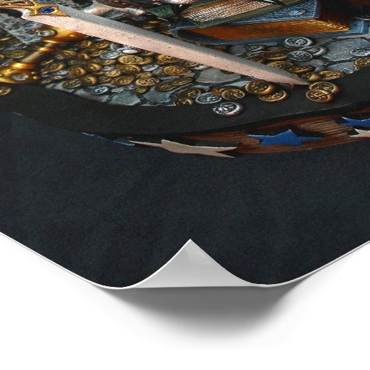 MD White Dragon 11 x 14-inch mini-Poster Poster (Hoek)