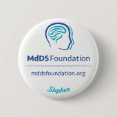 MdDS Awareness 2 1/4-inch Button (Voorkant)