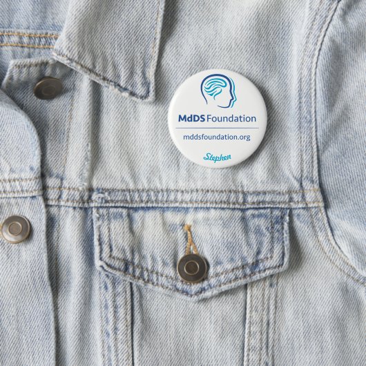 MdDS Awareness 2 1/4-inch Button (In situ)
