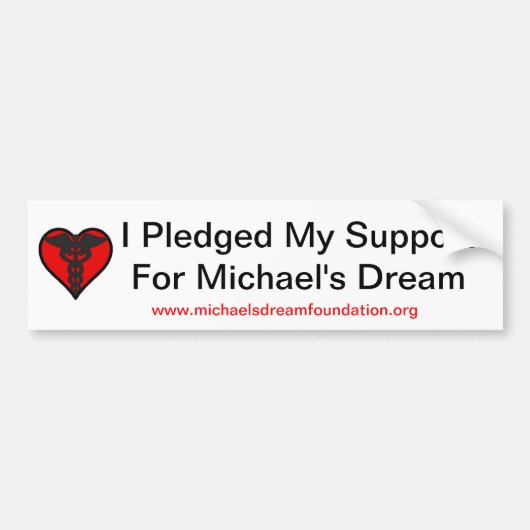MDF-Bumpersticker Bumpersticker (Voorkant)