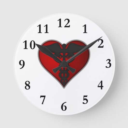 MDF-klok Ronde Klok (Voorkant)