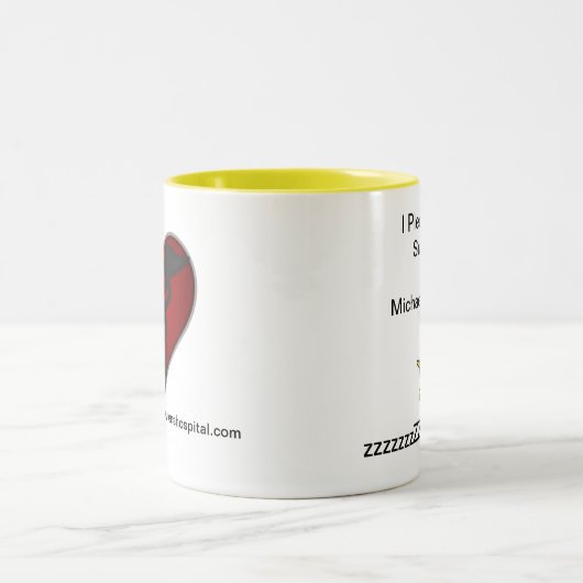 MDF-Mok Tweekleurige Koffiemok (Center)