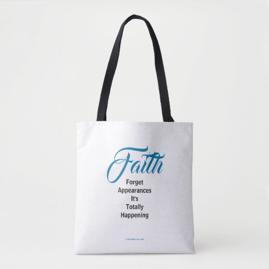 MDILLONDESIGNS.COM cadeaus #FAITH Draagtas (Voorkant)