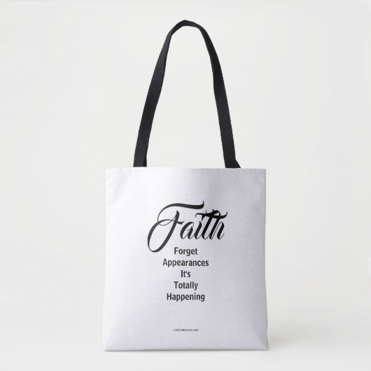 MDILLONDESIGNS.COM cadeaus #FAITH Draagtas (Voorkant)