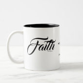 MDILLONDESIGNS.COM cadeaus #FAITH Tweekleurige Koffiemok (Links)