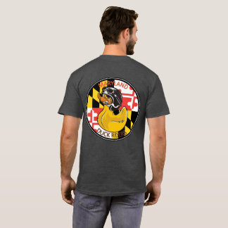 MDRiders Red Text front Logo terug T-shirt