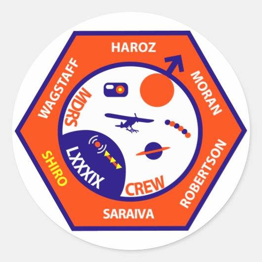 MDRS Crew 89 Sticker (Voorkant)