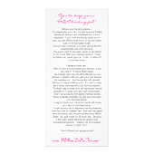 MDT Tan Sales and Instruction Card 2011 Reclamekaart (Achterkant)