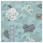 MDZS Gusu Lan Print Stof (Swatch)