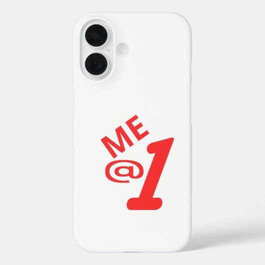 ME @ 1 Case-Mate iPhone CASE (Achterkant)