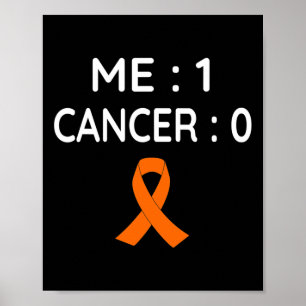 ME 1 Kanker 0 Leukemie Bewustzijn Poster