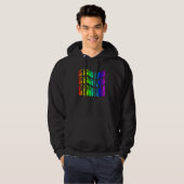 Me A I Good Human Being Too Cool Hoodie (Voorkant volledig)