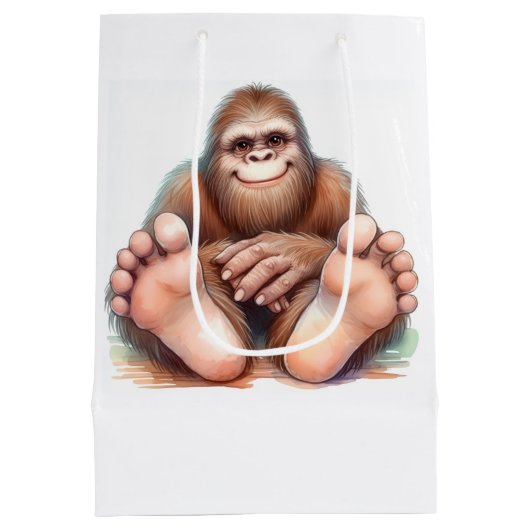 Me and My Bigfoot Medium Cadeauzakje (Achterkant)