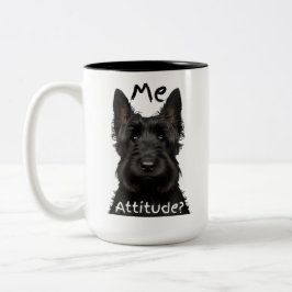 Me Attitude Scottish Terrier Tweekleurige Koffiemok