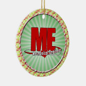 ME BIG RED LOGO MECHANICAL ENGINEER KERAMISCH ORNAMENT (Rechts)
