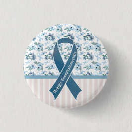 Me/CFS Blue Ribbon Awareness Button