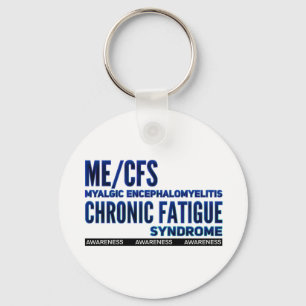 ME/CFS Chronische vermoeidheid Bewustzijn Blues Sleutelhanger