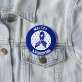 ME/CFS Syndrome Awareness Ribbon Button (In situ)